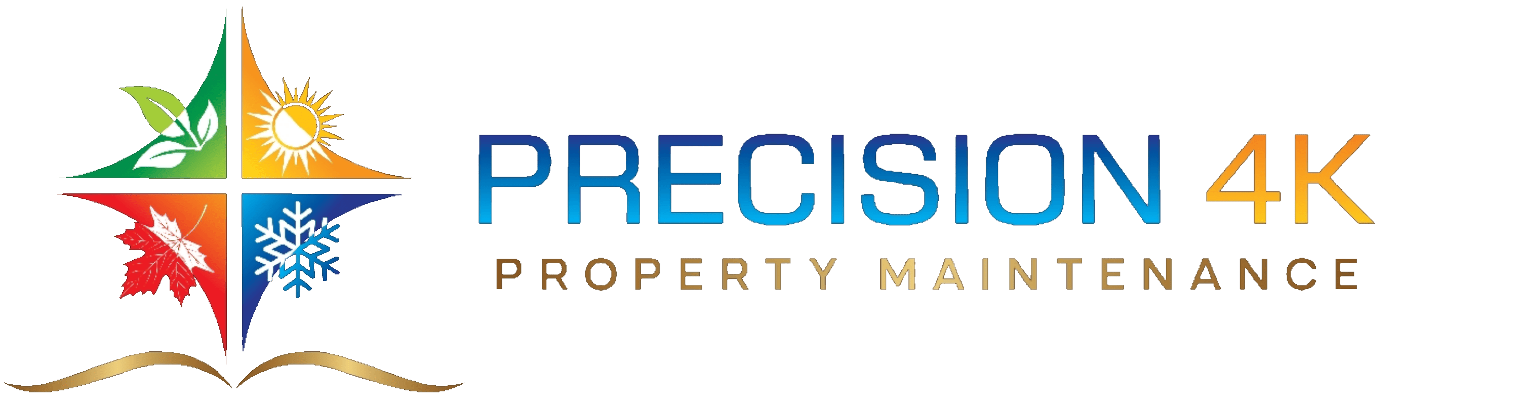 Precision 4k Property Maintenance Landscaping and Lawn Care Morden Canada Logo